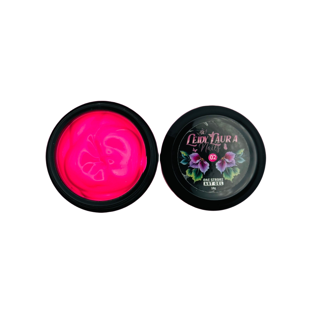 One Stroke Art Gel PINK 10g