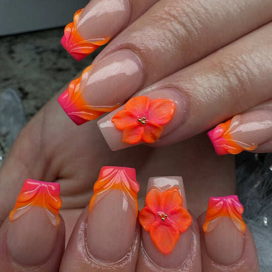 Polvo acrílico para arte - Naranja intenso 3D (0,50 oz)