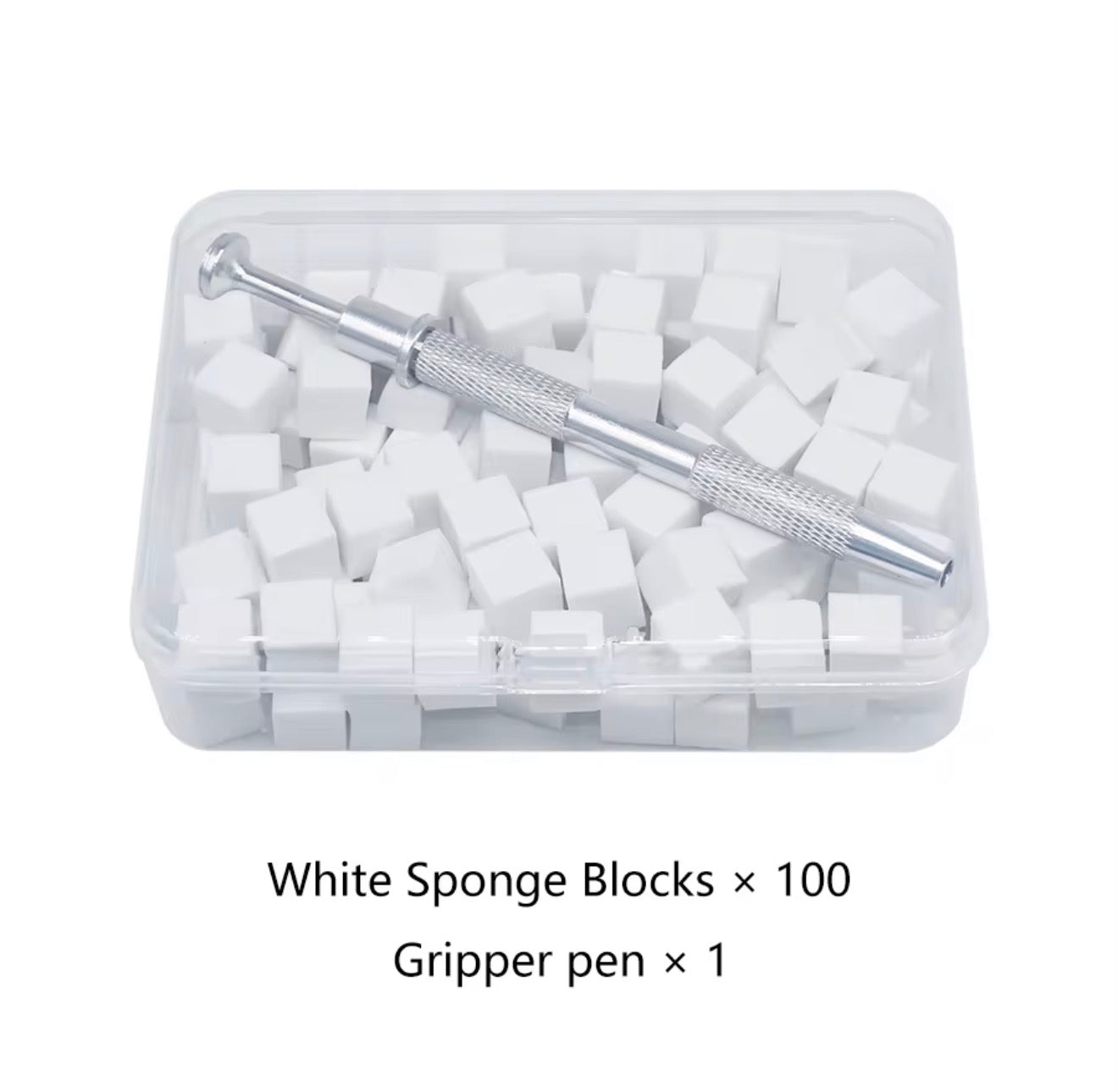 Sponge Nail Tool Kit 100 Pc and Grabbing Pen