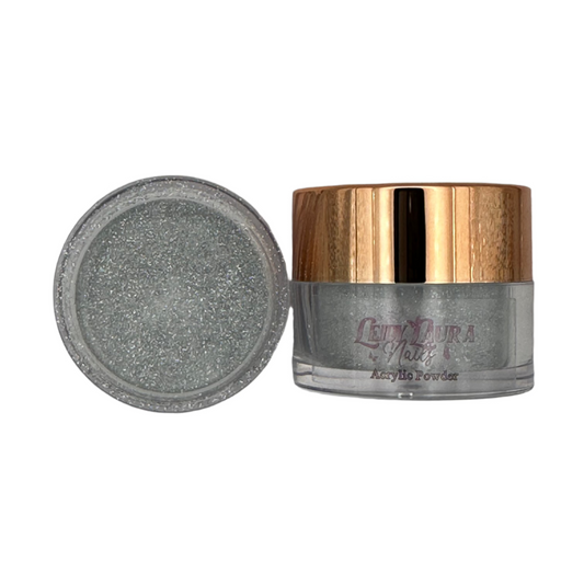 Acrylic Art Powder - 3D Sparkle Silver (0.50 oz)