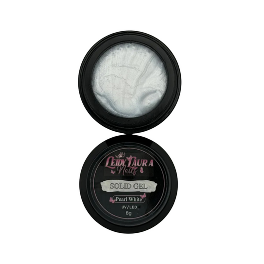 3D Solid Gel Pearl White 8g UV/LED
