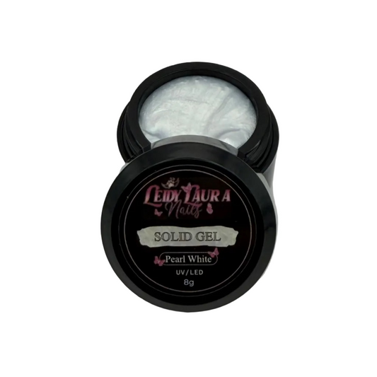 3D Solid Gel Pearl White 8g UV/LED