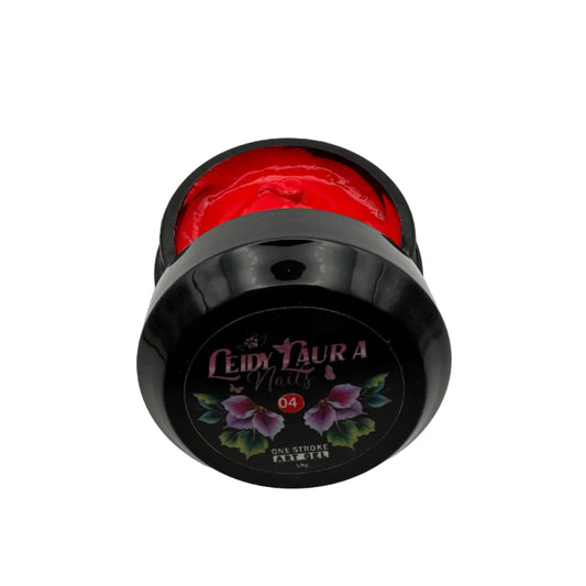 One Stroke Art Gel RED 10g